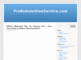 proautomotiveservice.com