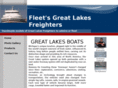 fleetsgreatlakesfreighters.com