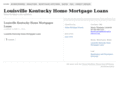 louisvillehomemortgageloans.com