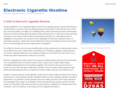 electroniccigarettenicotine.com