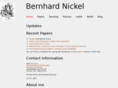 bernhardnickel.net