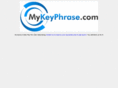 mykeyphrase.com