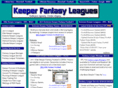 keeperfantasyleagues.com