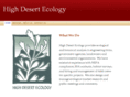 highdesertecology.com