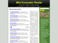 miniexcavatorrental.com