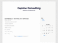 caprineconsulting.com