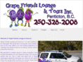 grapefriendsloungeandtours.com