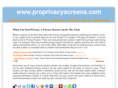 proprivacyscreens.com