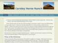 carsleyhorseranch.com