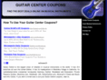 guitarcentercoupons.com