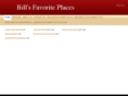 billsfavoriteplaces.com
