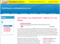 safeweightlosssupplements.com