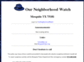ourneighborhoodwatch.com