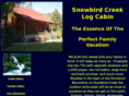 snowbirdcreeklogcabin.com