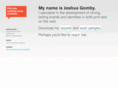 joshuagomby.com