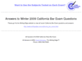 calbarexamanswers.com