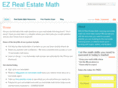 ezrealestatemath.com