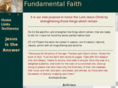 fundamentalfaith.com