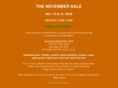 thenovembersale.com