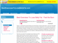 bestexercisestolosebellyfat.com