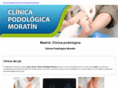 clinicapodologicamoratin.com