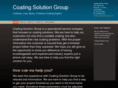 coatingsolutiongroup.com