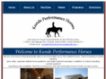 kundeperformancehorses.com