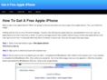 getafreeappleiphone.com