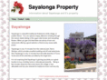 sayalongaproperty.com