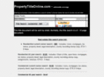 propertytitleonline.com