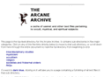 arcane-archive.com