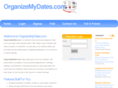 organizemydates.com