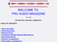 proaudiomagazine.com