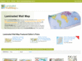 laminatedwallmap.com