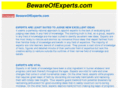bewareofexperts.com