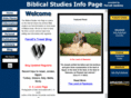 biblicalstudies.info