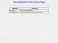 kevinwebster.net