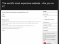 theworldsmostexpensivecar.com