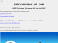 freechristmaslist.com
