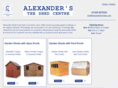 alexanderssheds.com