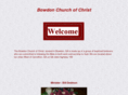 bowdonchurchofchrist.com