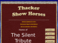 thackershowhorses.com