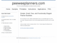 peeweeplanners.com