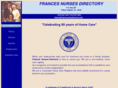 francesnursesdirectory.com