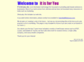 itisforyou.com
