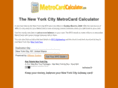 metrocardcalculator.com