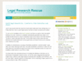 legalresearchrescue.com