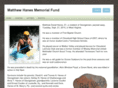 matthewhanesmemorialfund.com