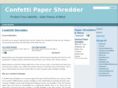 confettipapershredder.net