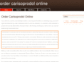ordercarisoprodolonline.co